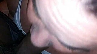 mature mom, you sucking that young bbc so sloppy, grandmother handling monster cock well?