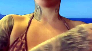 training at the gym facing ipanema beach in rj just in bikini all wet with sweat dripping down my legs got me so turned on