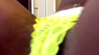 Look at this big hairy pussy teasing in little 18+ thong panties dancing close up