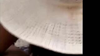 amateur wife bends over in homemade doggystyle blowjob action. her big ass gets pounded hard until he cums.