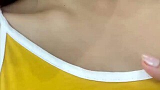 petite girl dreams of a big tool fitting into her snug space