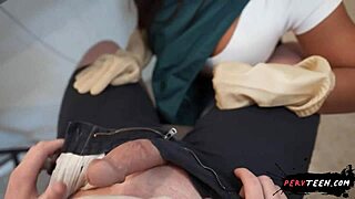 Caught having sneaky sex with a hot Latina cleaner who got busted by her coworker