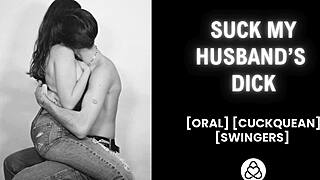 Emotional Cuckquean Feels Intense Arousal Watching Husband Creampie Another Woman in Wet Threesome