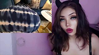 Oh man, how does this big ass lover in a tight dress get fucked and creampied like that?