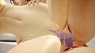 Nurse Luna Provides Ejaculation Treatment with Bent Over Doggystyle and Missionary Creampie for Patient