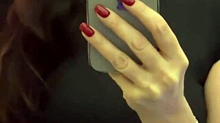 i'm in the club, just decided to touch my pussy with lipstick on.