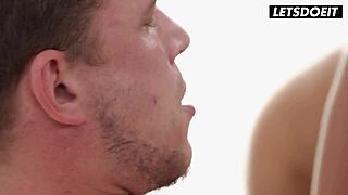 Teen Step Sisters Share Step Bros Huge Cock In Passionate Threesome With Colombian Babe Doggystyle Riding And Cumshot On Ass.