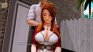 Harem hotel episode 341 with game action in hotel setting