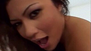 Oh Charmaine, you're masturbating but now this big cock is interrupting you.