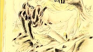 vintage erotic drawings