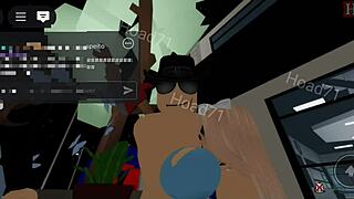 Let's have rough public sex with this submissive blonde out in Brookhaven