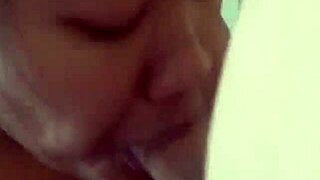 Asian Thick Cambodian with Big Ass and Big Tits Gives Blowjob Deepthroat Fucking