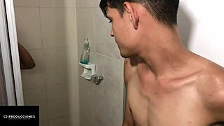 I shove my thick cock deep into my horny stepsister's ass in the bathroom for taboo fun.