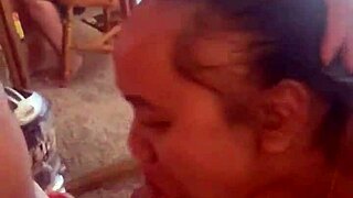 Asian Thick Cambodian with Big Ass and Big Tits Gives Blowjob Deepthroat Fucking
