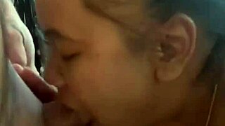 Asian Thick Cambodian with Big Ass and Big Tits Gives Blowjob Deepthroat Fucking