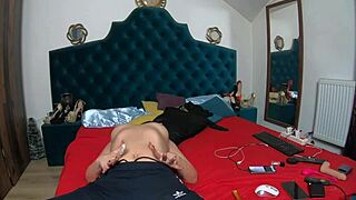 Preview shows MilfyCalla masturbating and playing with her pussy while wearing sportswear in a solo session. The mature Latina milf teases with dirty talk and feet fetish.