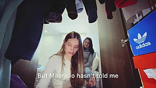 Maria, we can't keep deceiving your stepbrother in this high-definition encounter. The Colombian emo babe experiences wet pussy orgasms with small tits exposed.
