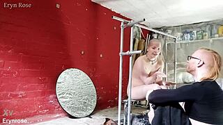 bound in metal begging to cum with squirting orgasm!