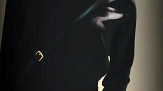 This cute Taiwanese ladyboy was out in public, handling her big cock for a quick cumshot moment.