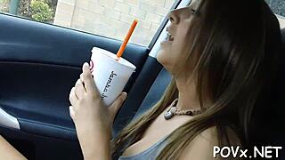 Amazing Teen Slut Shows Off Wet Pussy Fucking and Hardcore Blowjob Skills in Pov Sucking Action