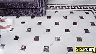 Porn smart guy tricks step sister into pussy fucking for fake help