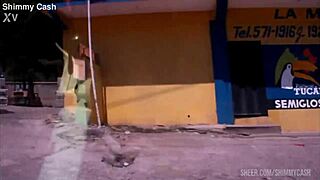 18yo Curly Latina Teen Gives Deepthroat Blowjob and Swallows Cum in Public Outdoor Pool Pov with Panties and Feet Exposed