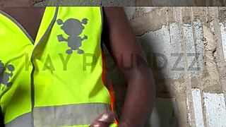 Whoa, this guy's moans are insane during that crazy public jerk off with a huge cock! 😱🍆