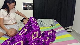 this hot 18-year-old loves fucking her favorite milf after coffee, doesn't she?