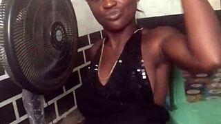 crazybitch loves twerking in sexy clothes but then she strips naked with wild moves