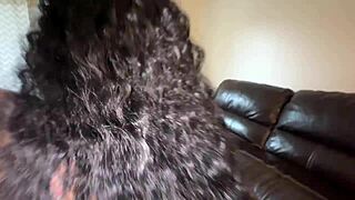 Eva Parker, the naughty student, rides interracial cock in skirt. She takes facial cumshot