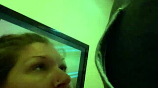 divinity gives deepthroat to friend in homemade session with cum covered facial