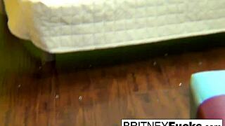 the golden implant heist with britney blonde babe fucking in lesbian sex 😈