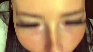 Slutty British girlfriend delivers horny blowjob and squirting orgasm in POV