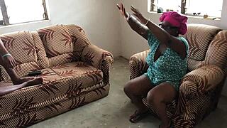 Behind the scenes footage shows alpha baddie and harveyxbush planning a squirting creampie video with big black cock action