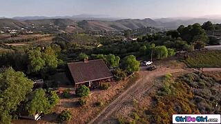 husband lets me cheat with lesbian girl for hairy pussy licking and strapon