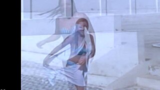 filming my stunning brazilian friend stripping down with clothes getting ripped off