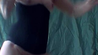 Whoa, this shy blonde housewife is dancing and stripping, showing off her tits and hairy bush 🔥💃