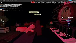 blonde bitch takes rough fucking and deepthroat from monster big black cock in roblox studio