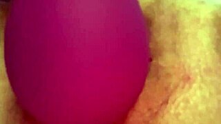 Subtly Exploring Sensations in Fresh Lingerie with a New Toy