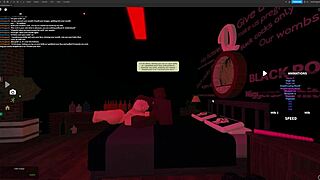 blonde bitch takes rough fucking and deepthroat from monster big black cock in roblox studio