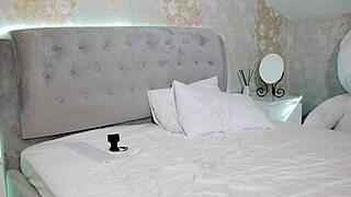 Check out this student with those big tits stripping down right on camera after her study session