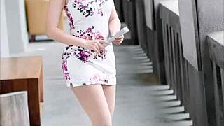 हेलेन TW जर्क ऑफ चैलेंज पार्ट 4 चाइनीज ड्रेस क्यूट एशियन कॉस्प्ले कम्पाइलेशन