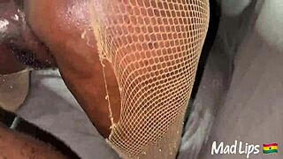 Hey, check this full movie of a lactating slim Ghana girl getting fucked by big black Brazilian dick in Capetown