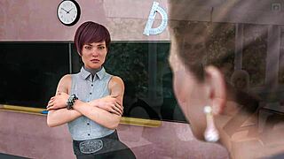 Complete gameplay in Milfs of Sunville 2 part 38! Horny ebony college teacher with big tits gets naked in gym hentai action.