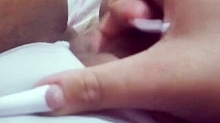 gostosa explores self-touch in a quiet moment alone