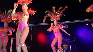 Sambo 2022 Features Big Ass in Leggings and Pantyhose