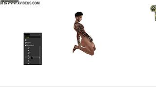 Black Cartoon Character Engages In Hardcore Sex Scenes At Shop Location