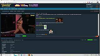 oh wow laurenbrite doin a naked dance on web chat 😍