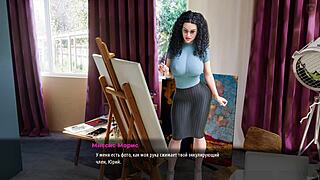 Complete gameplay in Milfs of Sunville 2 part 38! Horny ebony college teacher with big tits gets naked in gym hentai action.