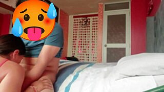 hey, why does this husband send his wife in slutty nurse outfit to get fucked by his friend like a submissive whore?